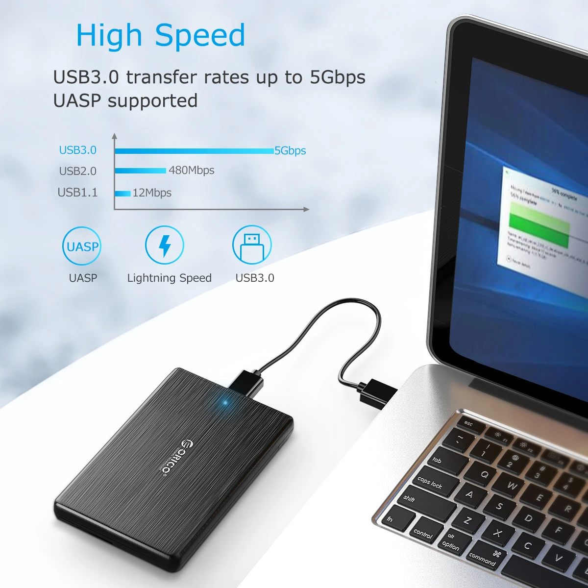 ORICO 2 5 ''HDD чехол SATA 3 0 к USB жесткий диск Корпус футляр для внешнего жесткого