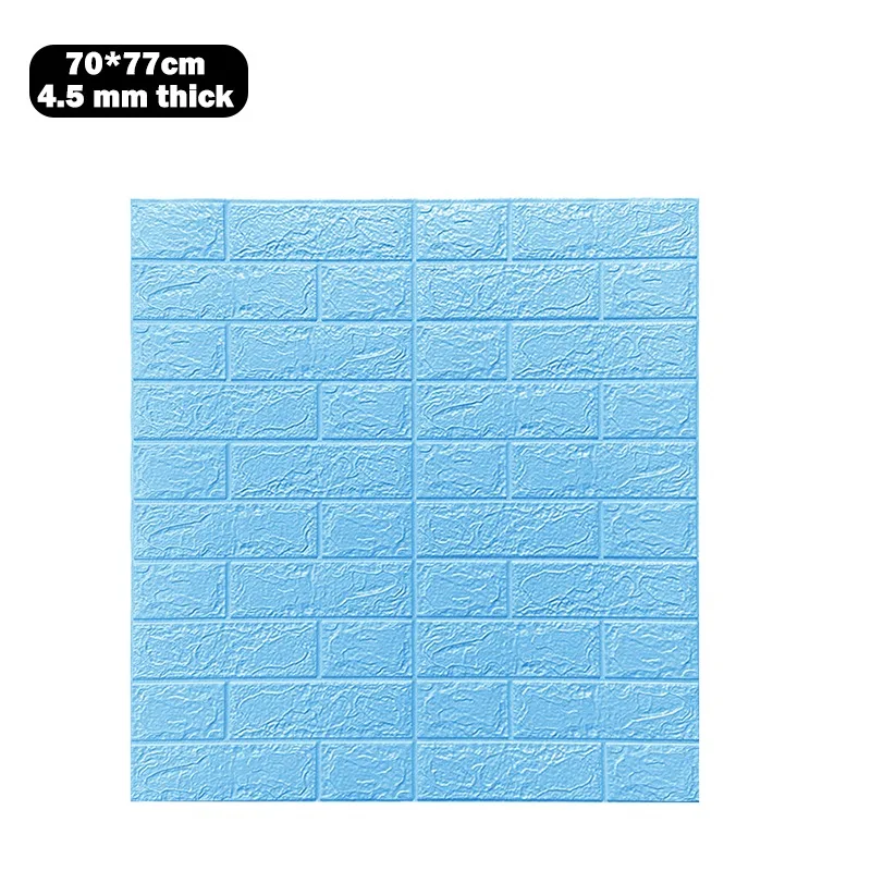 

Self-adhesive Wallpaper Waterproof And Anti-collision TV Background 3D Living Room Bedroom Decorative Brick Pattern Wall Sticker