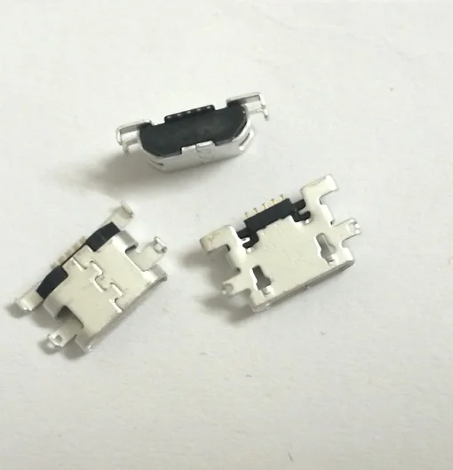 2 шт. микро usb разъем гнездо для зарядного порта док-разъем 5 контактов Blackview E7