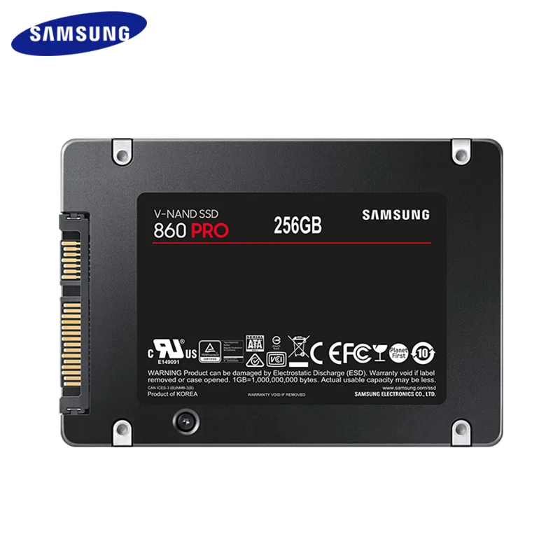 Original SAMSUNG SSD 860 Pro 256GB 512GB 1TB Internal Solid State Drive 2.5'' SATA III Storage Disk Hard Disk For Computer