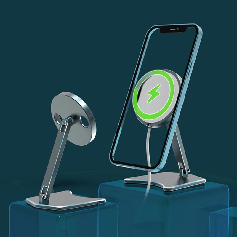 

Aluminum alloy Wireless Charger holder Magnetic Wireless Charging Stand Hanging 1XCB