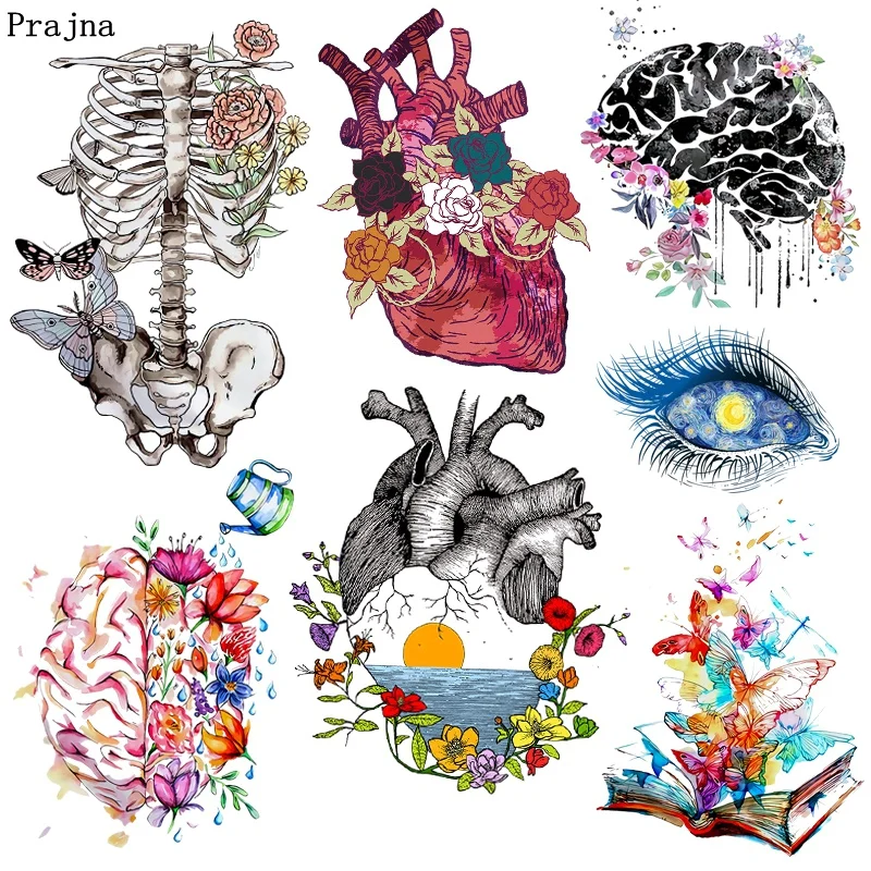 Prajna в стиле панк сердце раньше мозг теплопередача Vynil железные переводы для