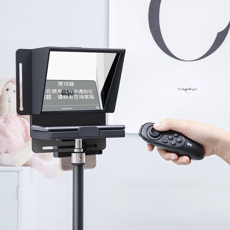 Q2 Teleprompter для iPad планшетных телефонов Prompter Reader смартфонов DSLR|Аксессуары