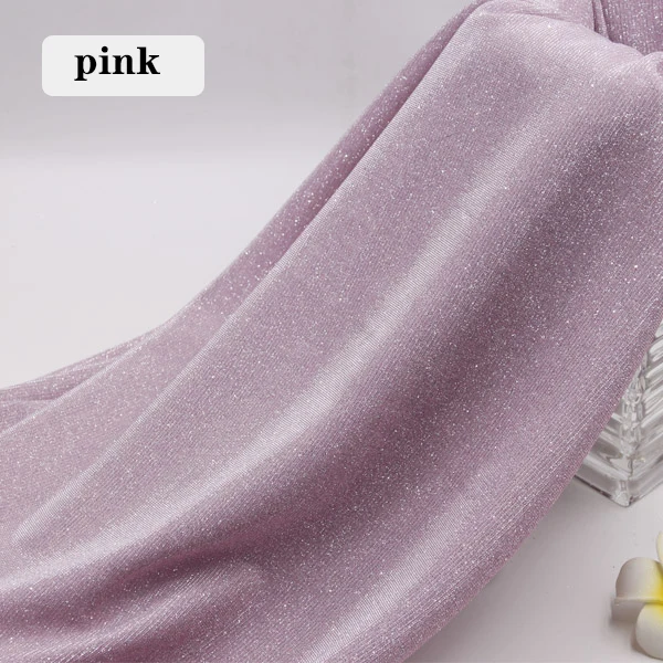 pink 140 X 100CM Gradient Dancing Stage Sequin Glitter Fabric African Tissus Patchwork Tulle Weddings Party Decoration Fabrics - Color: pink
