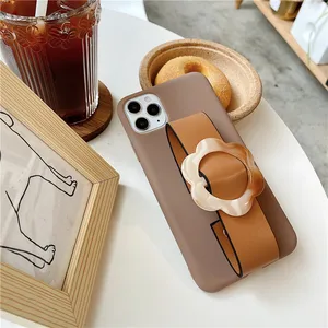luxury sweet girls wristband flower phone case for iphone 12 11 pro max xs max xr x 7 8 plus 12 mini 7plus case cute soft cover free global shipping