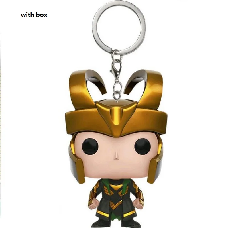 Карманный мини Брелок Marvel Loki виниловая экшн фигурка коллекционная игрушка