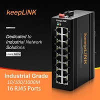 industrial 16 ports gigabit 1001000mpbs unmanaged ip40 ethernet network switch
