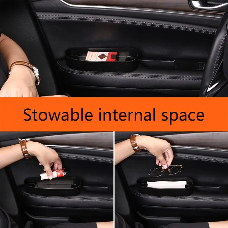 

3 in 1 Anti Slip Mat Storage box Adjustable Car Elbow Support Left Hand Armrest