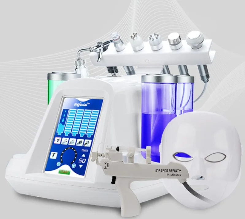 

Hot sale 12 in 1 Hydra Dermabrasion RF Bio-lifting Spa Facial Machine Water Oxygen Jet Hydro Diamond Peeling Microdermabrasion