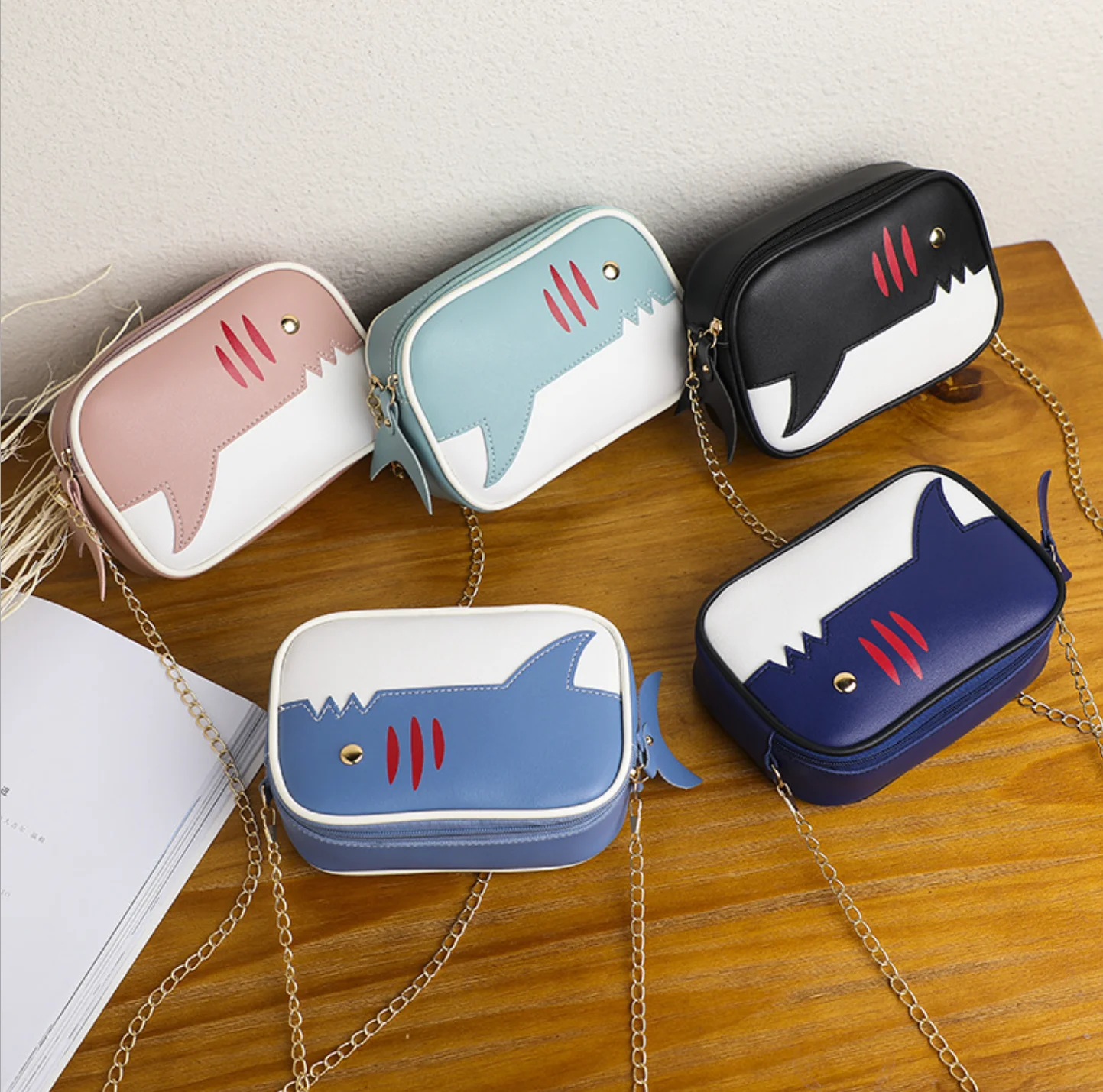 Прямая поставка женские сумки через плечо из искусственной кожи с цепочкой