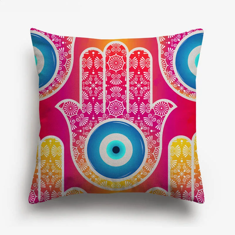 Hamsa чехол для подушки диванной 45x45 см украшение дома|Наволочки| |