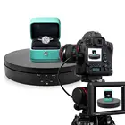 3 кг нагрузка зеркало электрический Вращающийся дисплей Стенд для ювелирных изделий база органайзер для ювелирных изделий поворотный стол ювелирных изделий Упаковка Дисплей 3 скорости