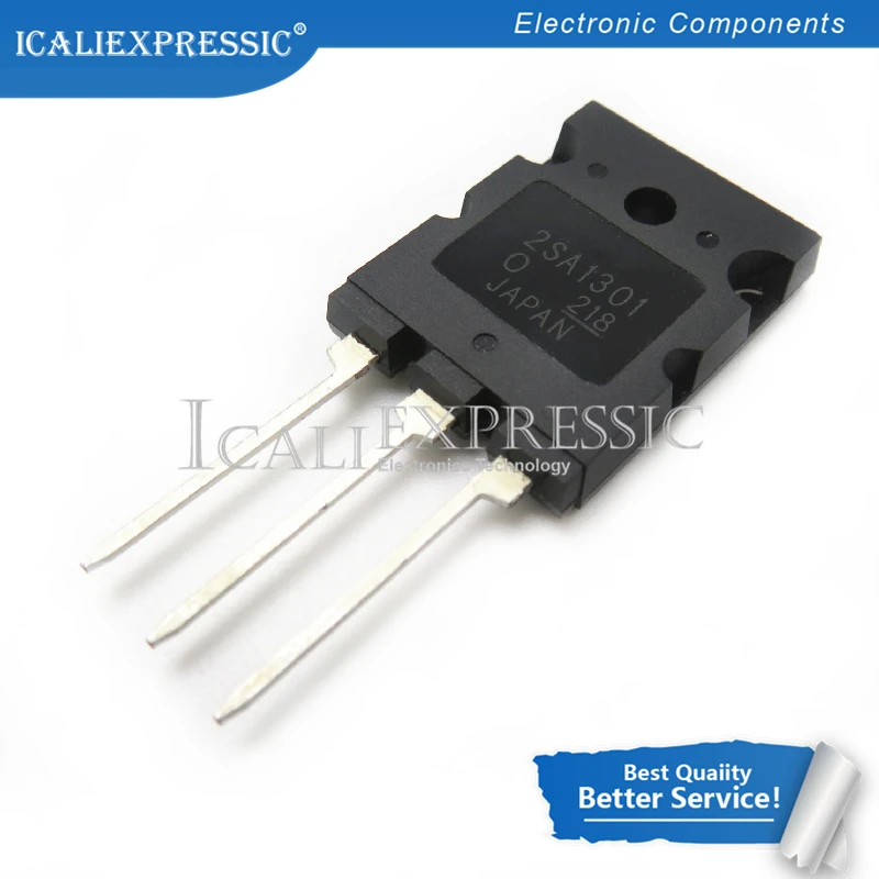 

10 штук = 5 пар, 2SA1301 2SC3280 5 шт. A1301 + 5 шт. C3280 TO-3P в наличии