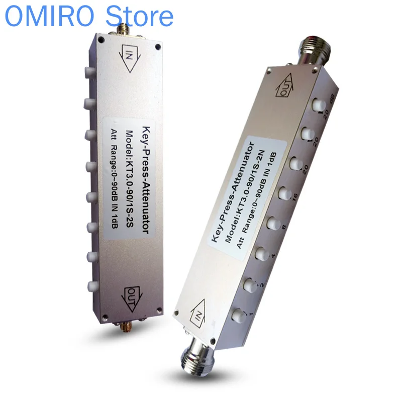 

SMA / N Type RF Adjustable Signal Attenuator 0-90db Step Adjustable Attenuator / Key Adjustable Attenuator