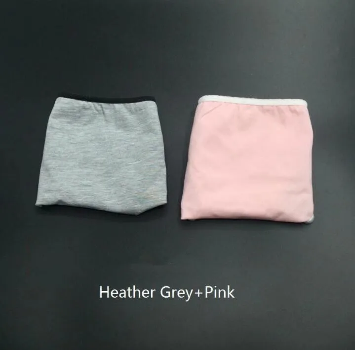 gray pink 2 шт. для женщин, спортивные шорты для йоги, сексуальное нижнее белье с низкой талией, стринги с буквенным принтом, хлопковые Бесшовные женские трусы - Цвет: gray pink