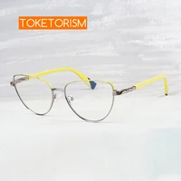 toketorism high fashion women men anti blue eyeglasses quality optical frame plain glasses 8103
