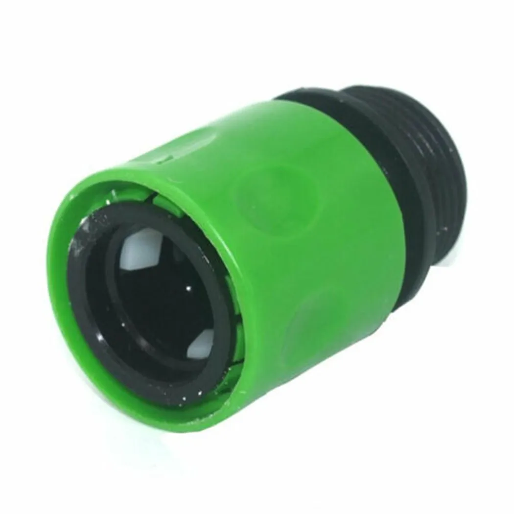 

2pcs 3/4\" ABS Plastic Female And Male Hose Pipe Fitting Kit Garden Water Adaptor Internal And External Thread Quick Connectors