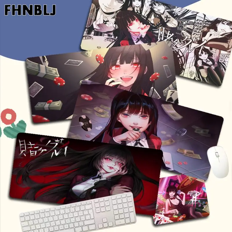 

FHNBLJ японский аниме Kakegurui Jabami Yumeko Аниме Коврик для мыши Размер для Deak коврик для overwatch/cs go/world of warcraft