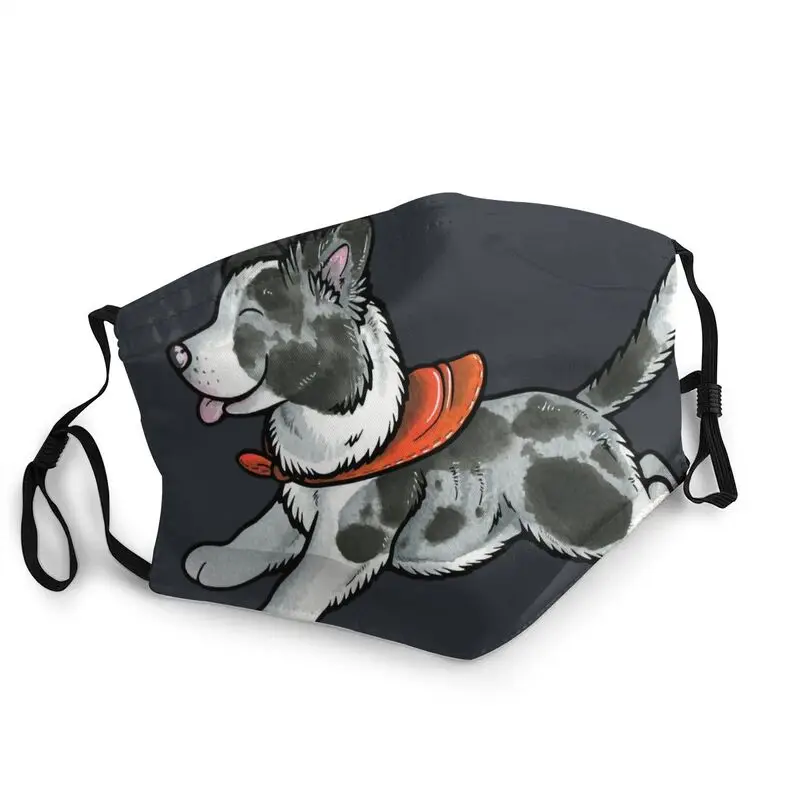 

Border Collie Puppy Reusable Unisex Mouth Face Mask Dog Anti Dust Protection Cover Respirator Mouth-Muffle