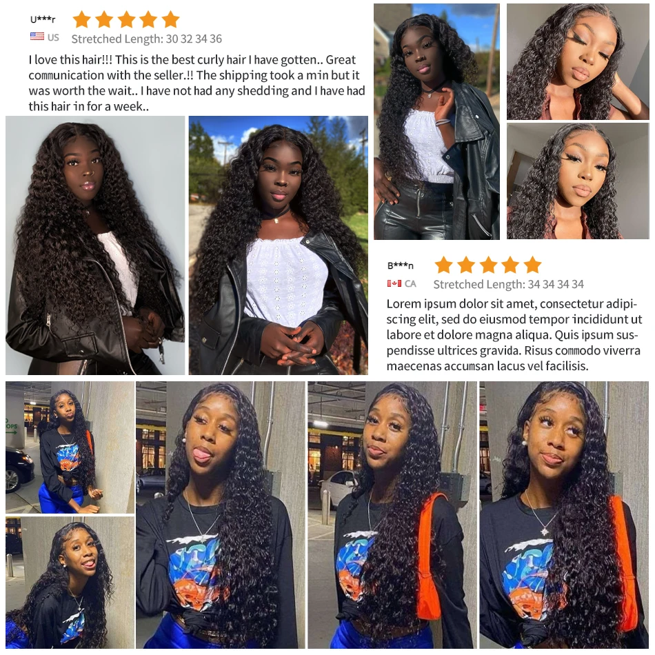 Пупряди свободных и волнистых волос 28/30/32/40 дюймов |