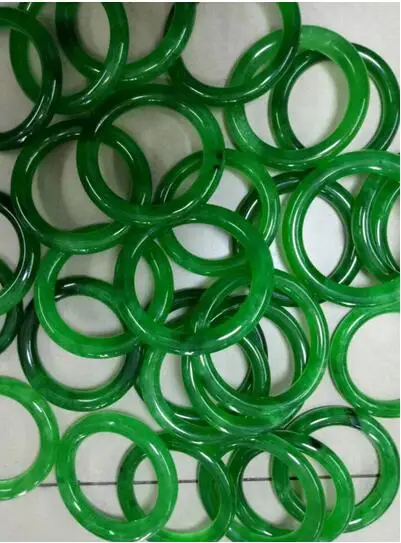 Оптовая продажа (класс А) 100% натуральный зеленый жадеитовый браслет (сертификат