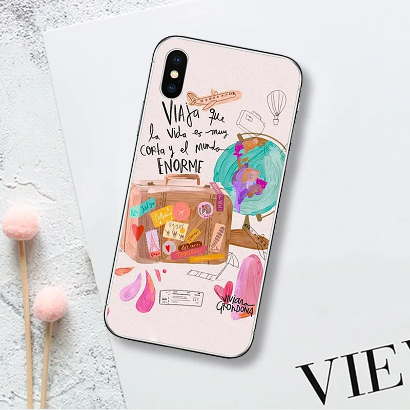 Чехол для мобильного телефона ciciber World Map Apple iPhone 11Pro Max 7 6 6s 8 Plus 5S SE чехол XR X XS MAX