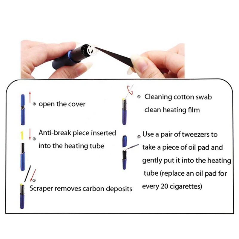 

90PCS Electronic Cigarette Cleaning Cotton Swab Cleaning Care Kit Cleaning Stick For IQOS
