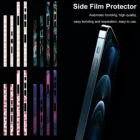 Боковая Защитная пленка для IPhone 12 Pro, 12 Pro Max, многоцветная боковая защита экрана, ПВХ пленка с защитой от царапин и краев, наклейка, Прямая поставка