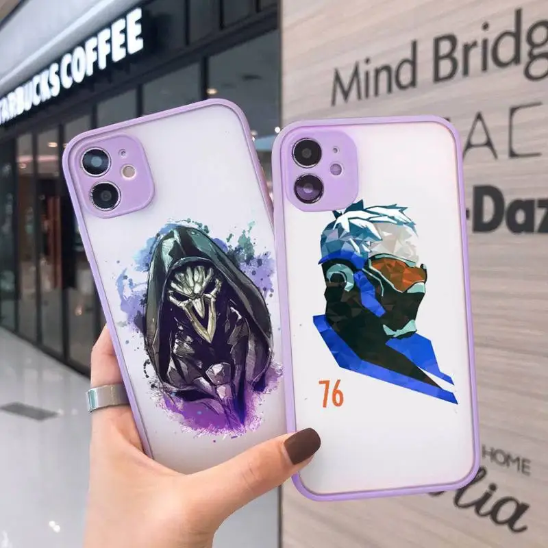 

Game apex legends hot Character design Phone Cases Matte Transparent for iPhone 7 8 11 12 s mini pro X XS XR MAX Plus funda