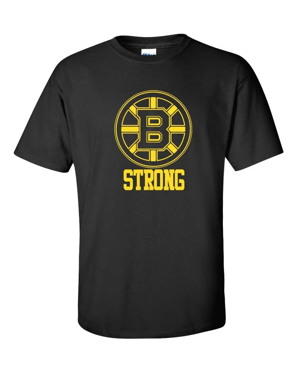 Мужская футболка Boston B Strong Marathon Tribute Hockey Bruins| |