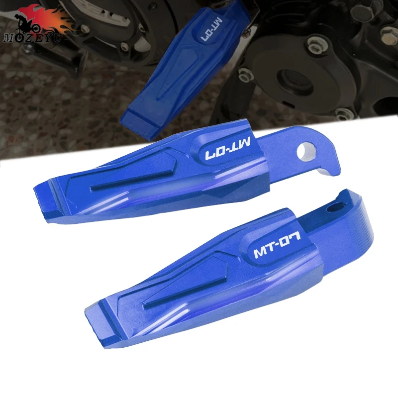 Для Yamaha MT07 MT 07 FZ07 FZ 2013 2019 2017 2014 мотоциклетные алюминиевые Пассажирские подножки