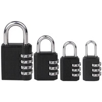 804014mm heavy duty 4 dial digit combination lock weatherproof security padlock outdoor gym safely code lock black four models