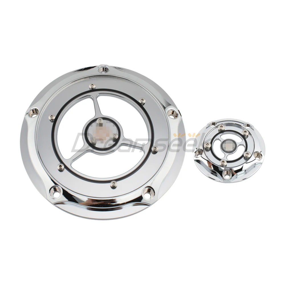 

Чехол Дерби для таймера синхронизации для Harley Dyna Super Glide Softail Street Glide Прозрачный чехол для сцепления двигателя мотоцикла