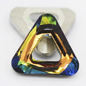 Multicolor 10mm 10 шт./упак. с украшением в виде кристаллов овальный набора круглых прозрачных ленточек Стразы острым дном драгоценные камни оформление блеск 3D для маникюра кончиков ногтей DIY Дизайн ногтей - Цвет: Multicolor 10mm