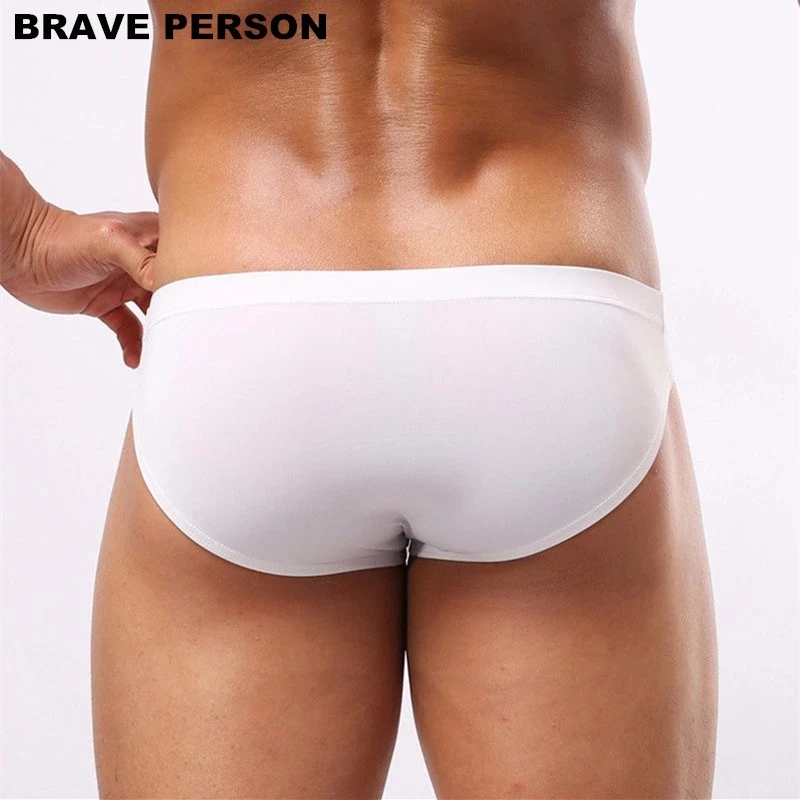 Храбрые мужские сексуальное нижнее белье дышащие трусы бикини мужское