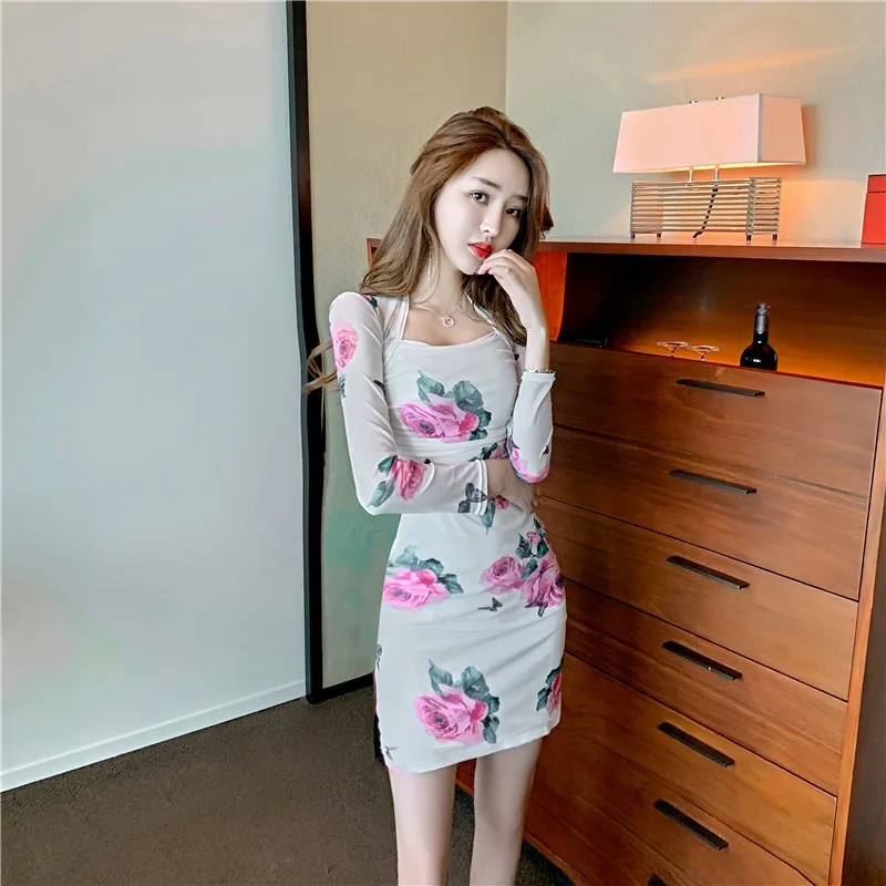 Модная короткая юбка ранней весны женское Модное Элегантное облегающее Сетчатое