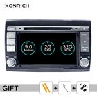 Автомобильный мультимедийный плеер Xonrich, 2 Din, Android 9,0, для FiatBravo 2007, 2008, 2009, 2010, 2011, 2012, автомагнитола с GPS-навигацией, DVD-ТВ, 4G