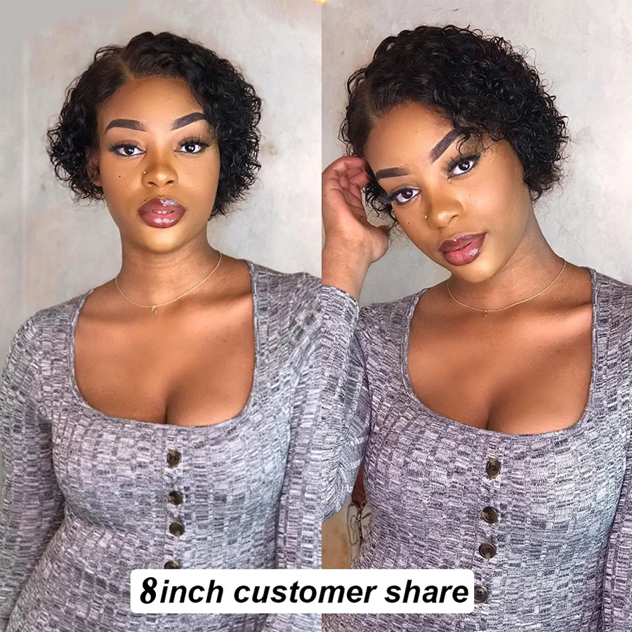 Волнистые парики из человеческих волос бразильские на сетке волнистые волосы 4x4