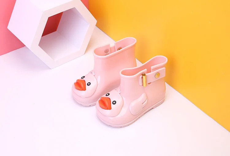 Mini Melissa/3 цвета; резиновые сапоги; Новинка года; нескользящие желе резиновые сапоги для мальчиков и девочек; Melissa; обувь с Микки Маусом; прозрачная детская водонепроницаемая обувь