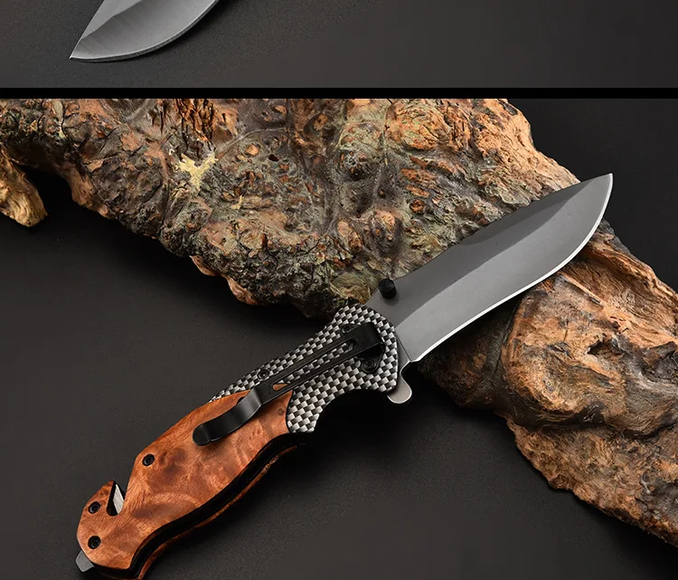 

Tactical Knife Stainless Steel Folding Knife Camping Knife Multifunctional Knife Self-defense Folding Knife Edged Outdoor Knife