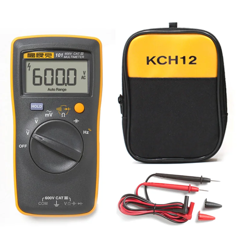 Fluke 101 AC/DC конденсатор тока напряжения Ohmic Автоматический/ручной цифровой