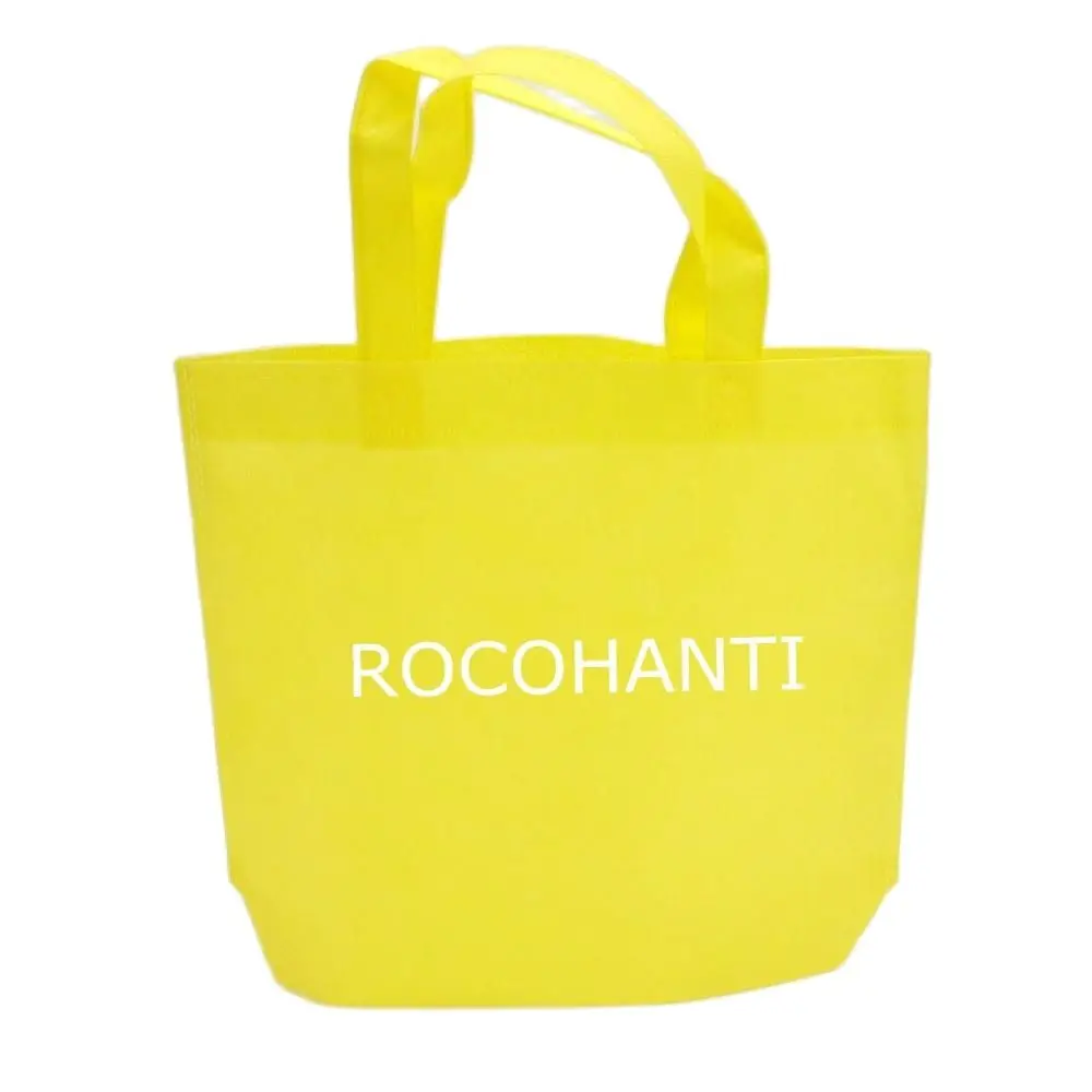 100x нетканые сумки тоуты с пользовательским логотипом многоразовые