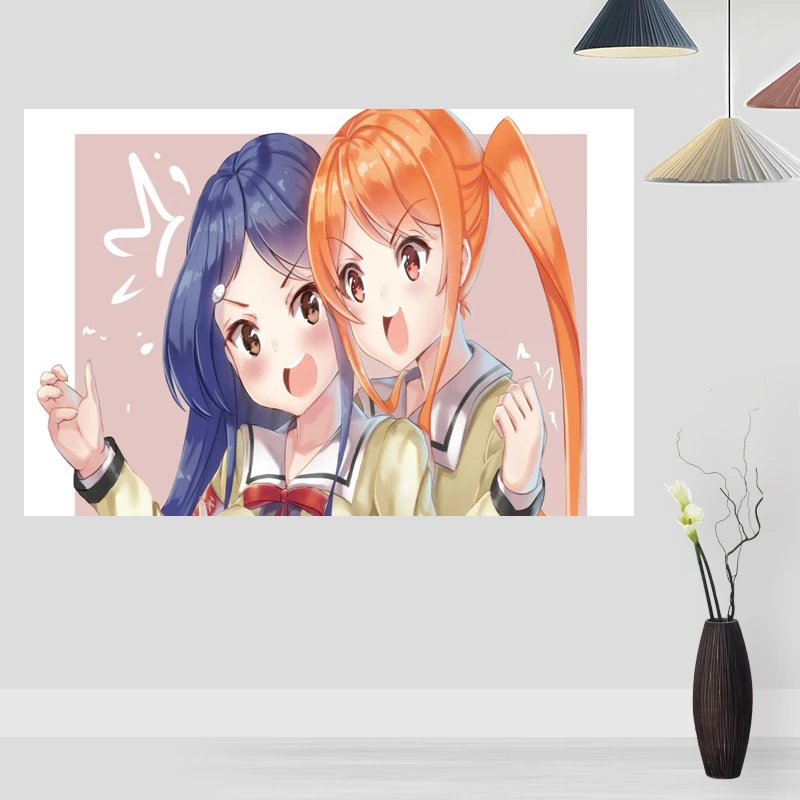 

Best Aho-Girl Anime Poster Canvas Fabric Cloth Poster Prints High Quality Picture Movie Style Custom Fabric Cloth Poster 0224