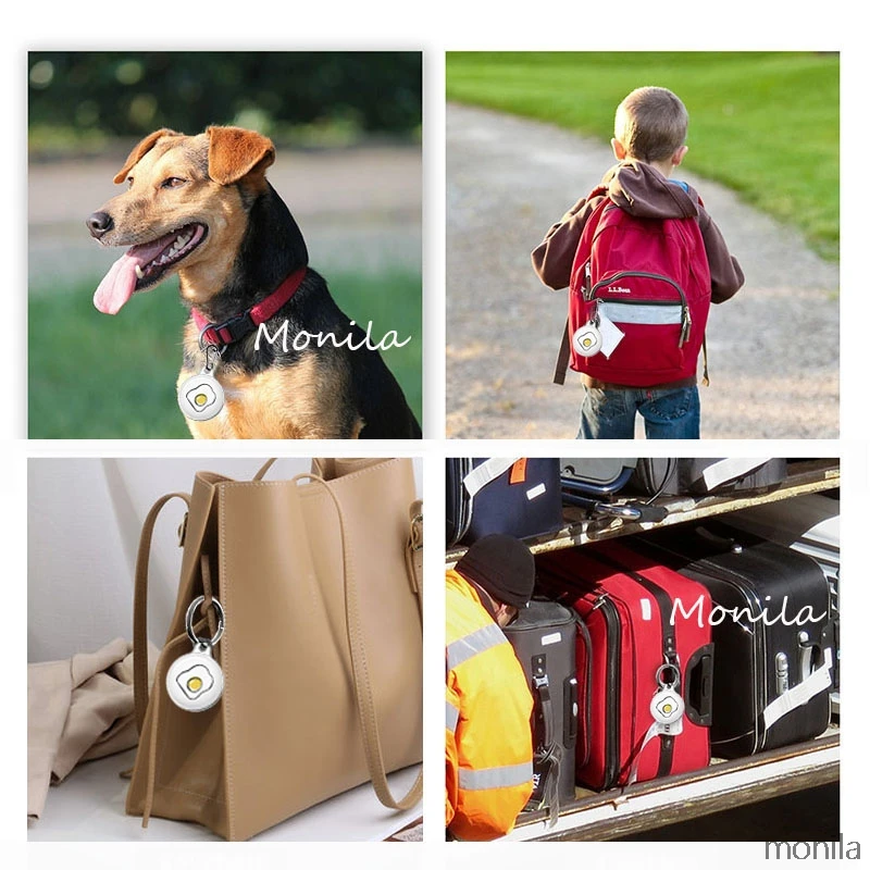 

Egg Dog Transparent Clear Cute Cartoon Protective Cover For AirTag Case Silicone Locator Bumper Case For Apple AirTags Tracker