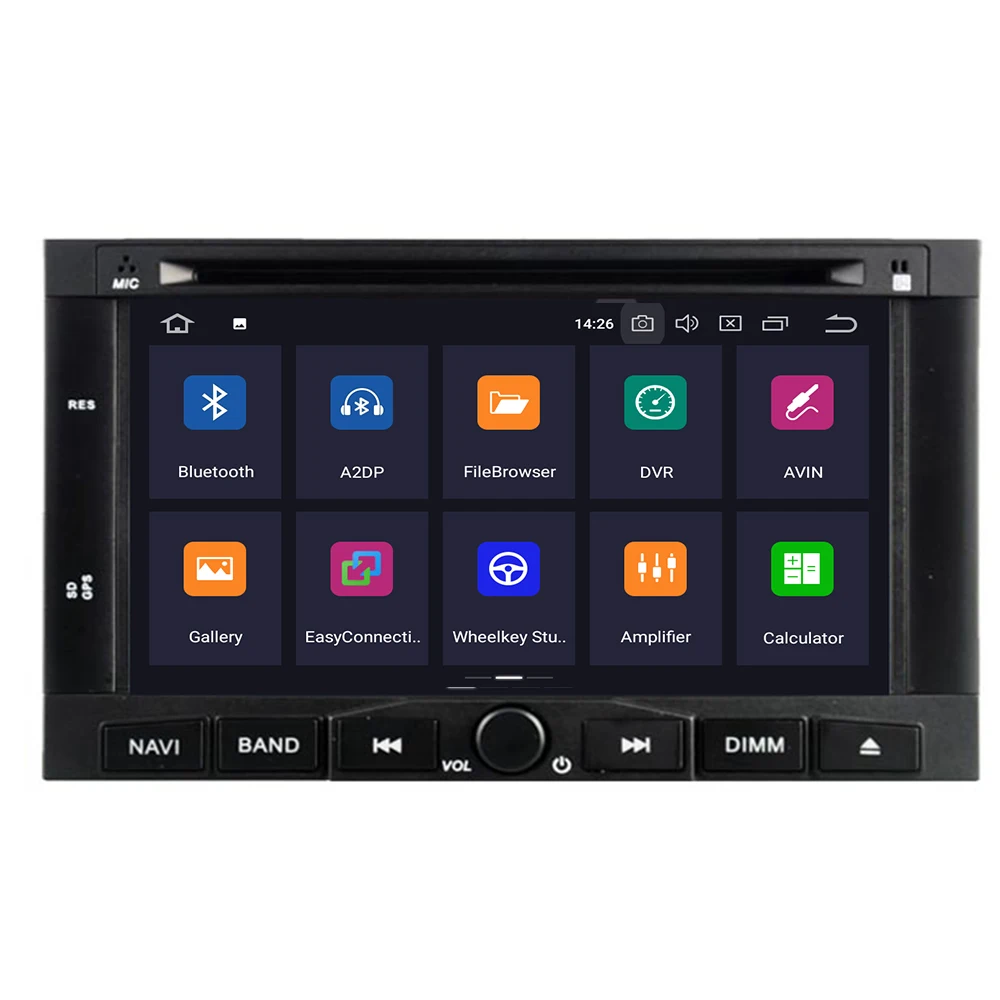 2 DIN Android 10 4 + 32G автомобильный аудио DVD плеер для PEUGEOT 3008 5008 Partner Citroen Berlingo gps