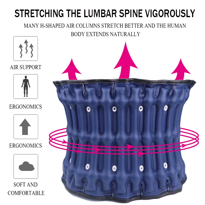 Регулируемый пояс для поддержки поясницы терапевтический облегчения