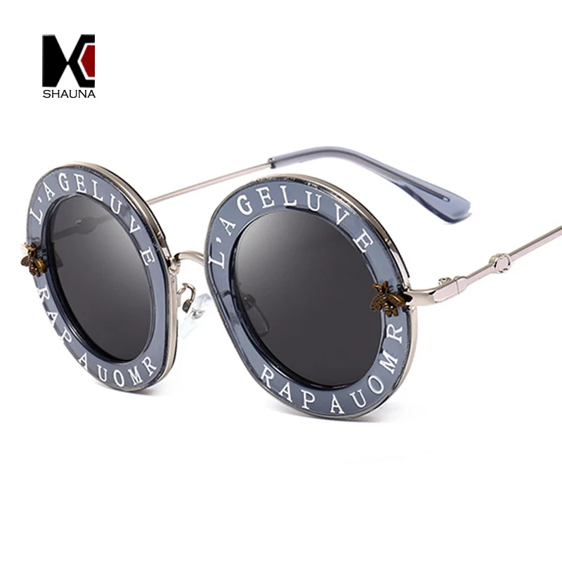 Женские круглые солнцезащитные очки SHAUNA модные мужские UV400|mens fashion glasses|men glassesmens