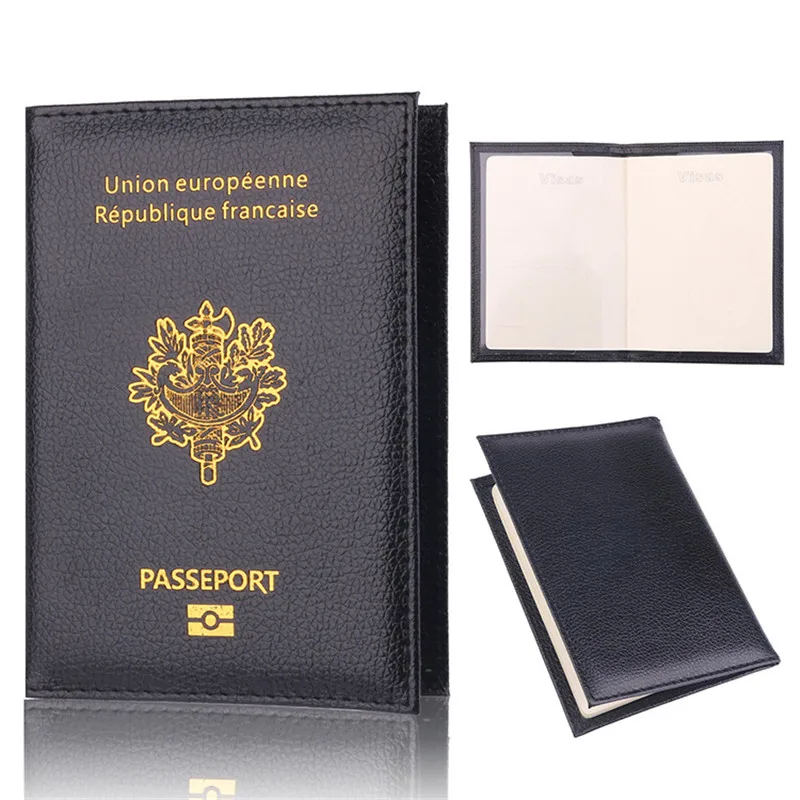 Франция дорожный Держатель для паспорта сумка Многофункциональный Кожаный