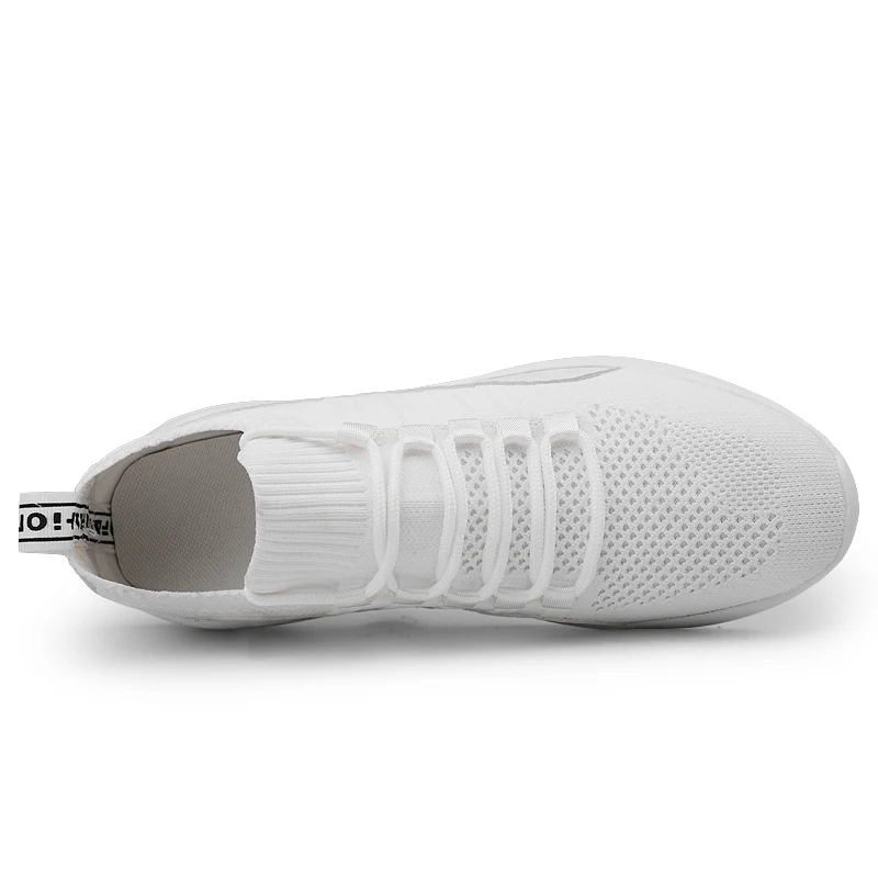 

2021 Hot Men's Casual Shoes Flying Weave Super Light Running Shoes Slip-on Sock Sneakers Outdoor Jogging Walking
