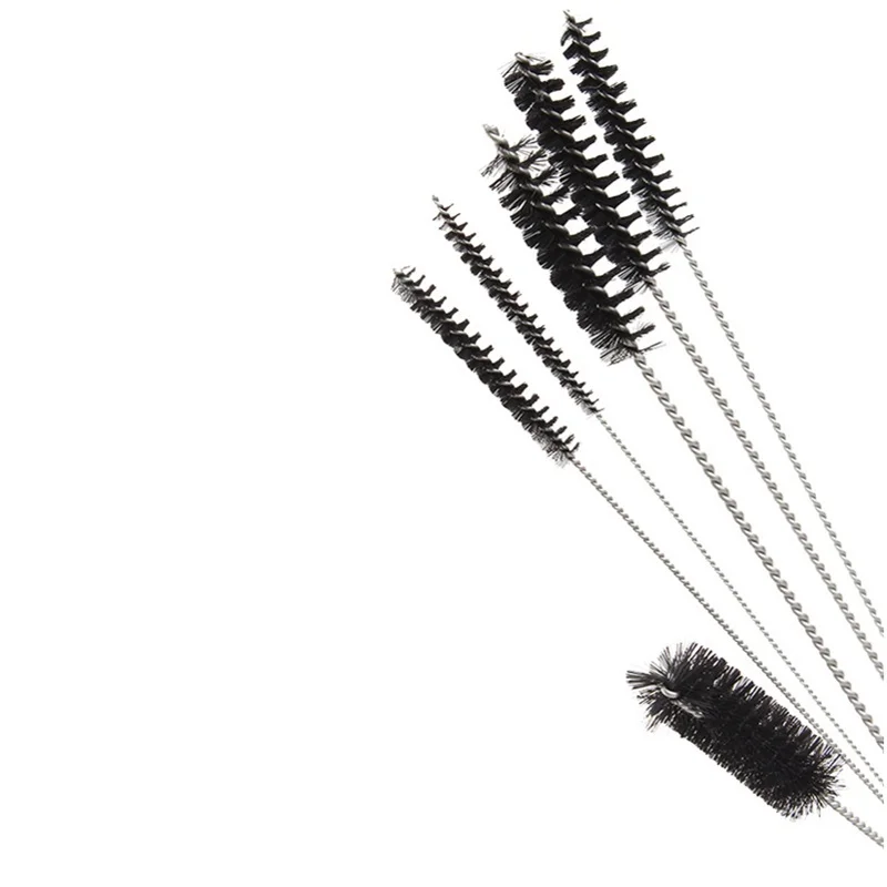 

stainless steel + nylon Mini Cleaning Brush Kit for E-Cigarette 6pcs/PACK